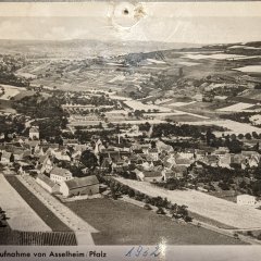 Flugzeugaufnahme von Asselheim, alt